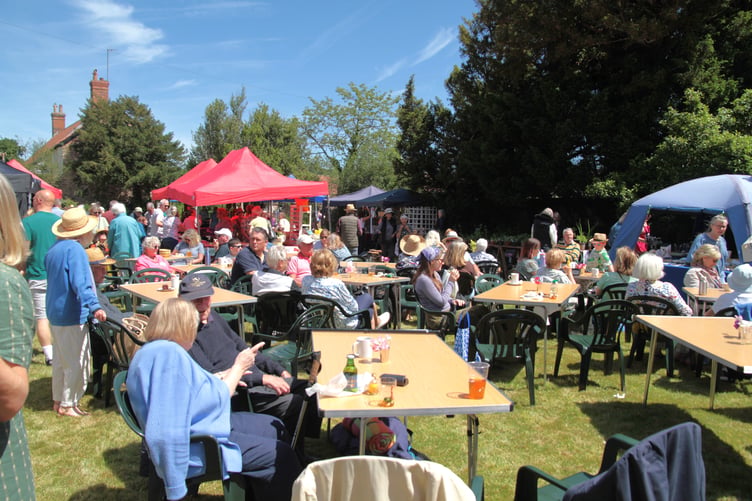 Hundreds of locals and visitors attended Sampford Brett village fete and helped to make it a record-breaker. PHOTO: George Ody.