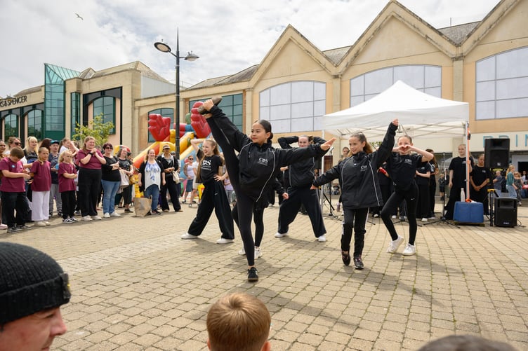 Cornwall Dance School busting some moves during Truro's Childrens Day on Saturday, June 30, 2026 (Picture: PR4Photos/Truro BID)