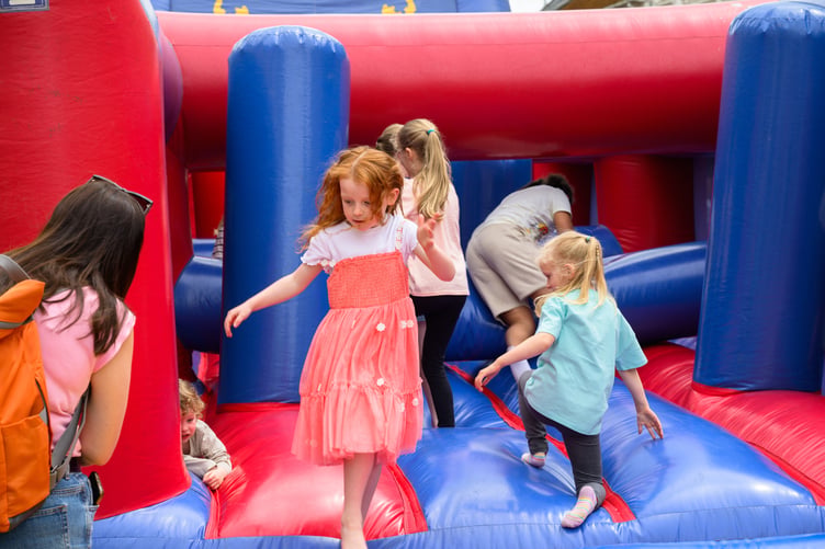 The obstacle course at Truro's Childrens Day on Saturday, June 30, 2026 (Picture: PR4Photos/Truro BID)