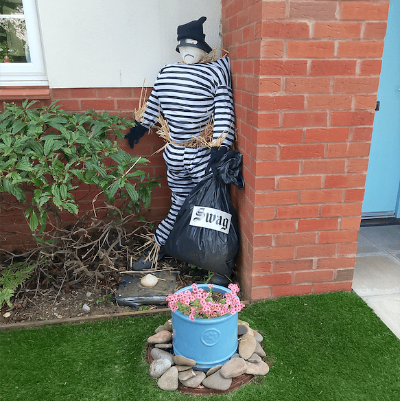This entry will be hoping to steal a prize in the first Watchet scarecrow competition.