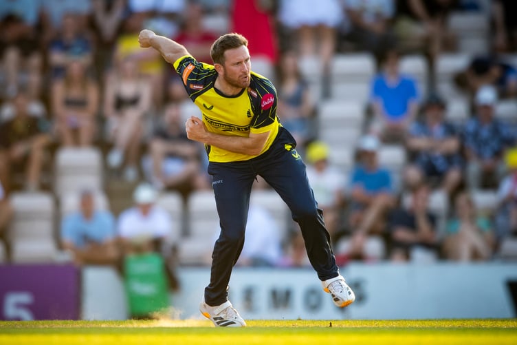 Hampshire all-rounder Liam Dawson has been named in England men’s 16-player ODI squad to take on India (Photo: Hampshire Cricket/Dave Vokes)