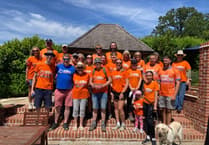 Every step counts as Petersfield family pound the pavement for brave Ellison
