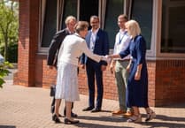 Princess Anne visits Citizens Advice Hart