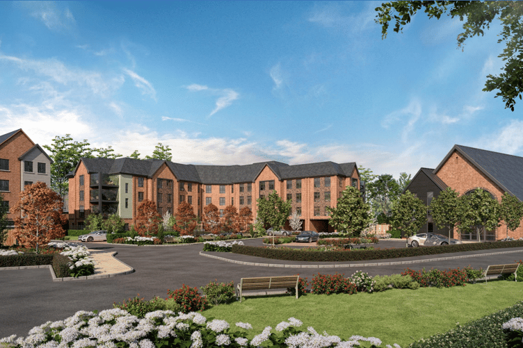 Proposed retirement complex and nursery, Molson Coors brewery site, Alton, 2026.