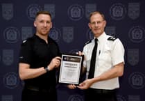 Hampshire Police sergeant honoured for dangerous driving crackdown