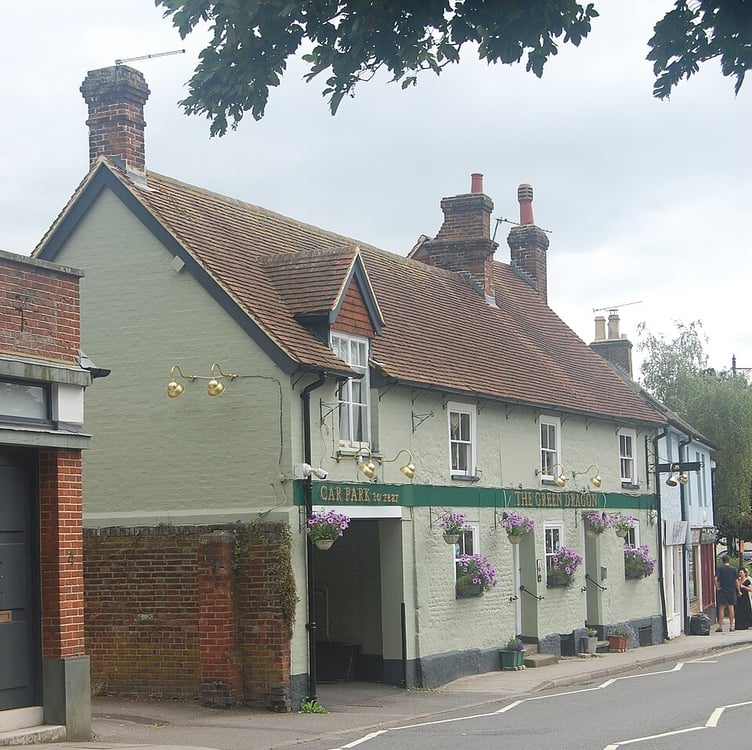 The Green Dragon in Liphook is appealing for witnesses after an attempted burglary in the early hours of Wednesday, July 15.