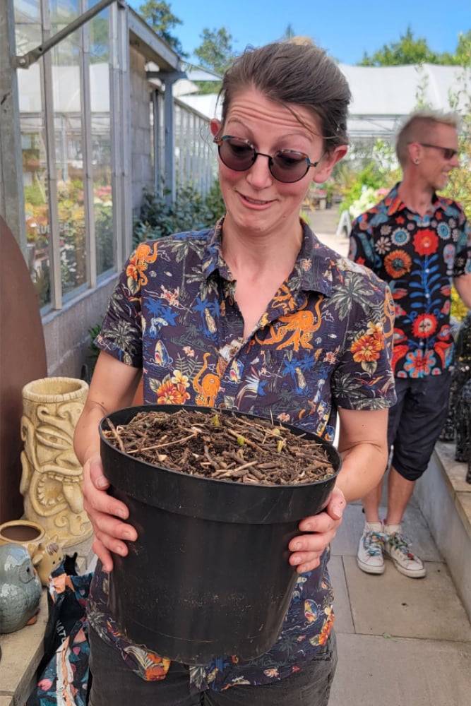 Isabelle Riley's pot yielded a respectable 527g