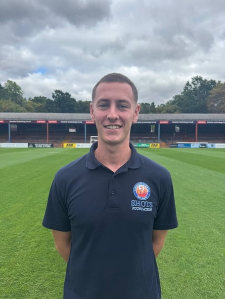 Head of the Shots Foundation Jamie MacAllister (Photo: Aldershot Town FC)
