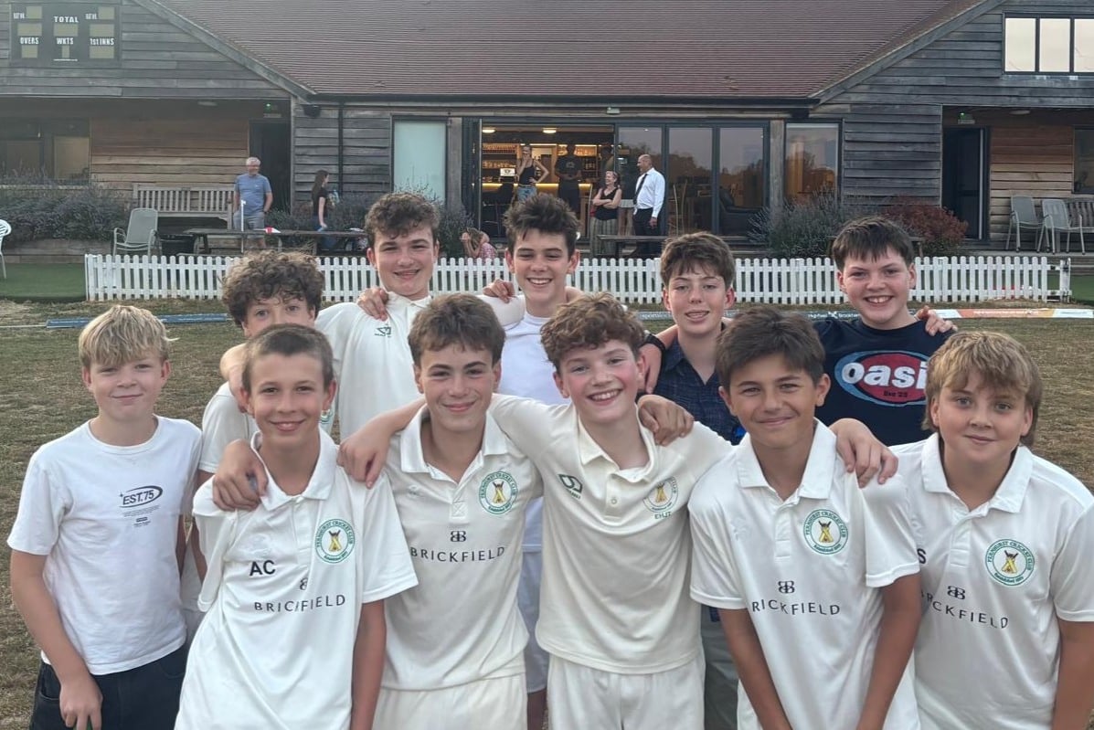 Fernhurst Cricket Club's juniors celebrate Surrey Championship triple crown