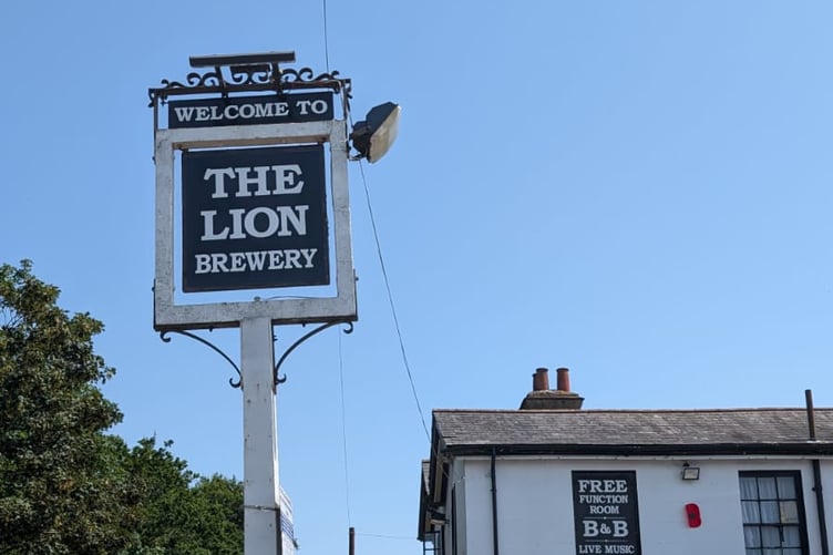 The Lion Brewery pub in Ash.