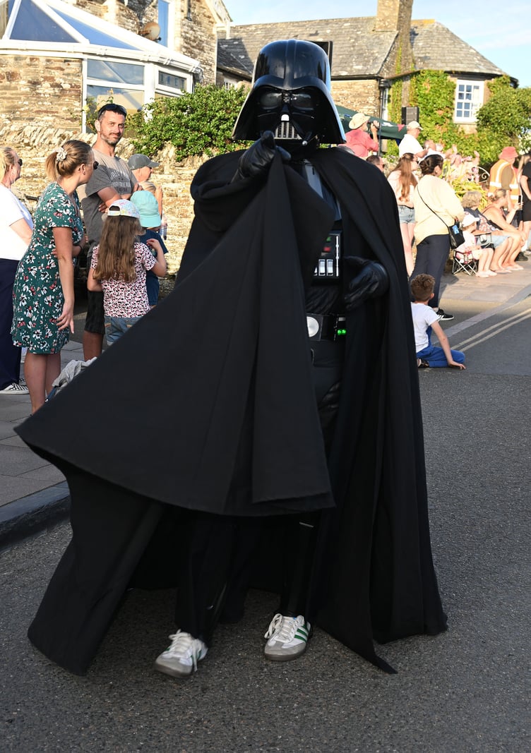 Darth Vader lands in Tintagel (Picture: Adrian Jasper)