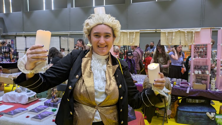 Lumière from Beauty and the Beast at Truro Comic Con