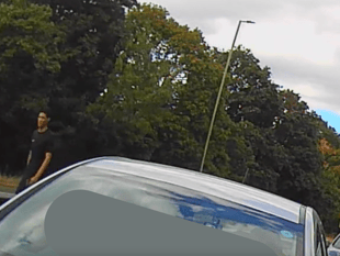 Police release video footage of A31 crash suspect 