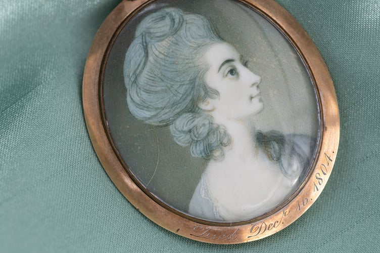 Anne Lefroy portrait miniature by Richard Crosse, painted 1780, acquired by Jane Austen's House in Chawton, August 2026.