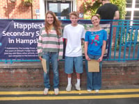 Amery Hill and Eggar's students celebrate results