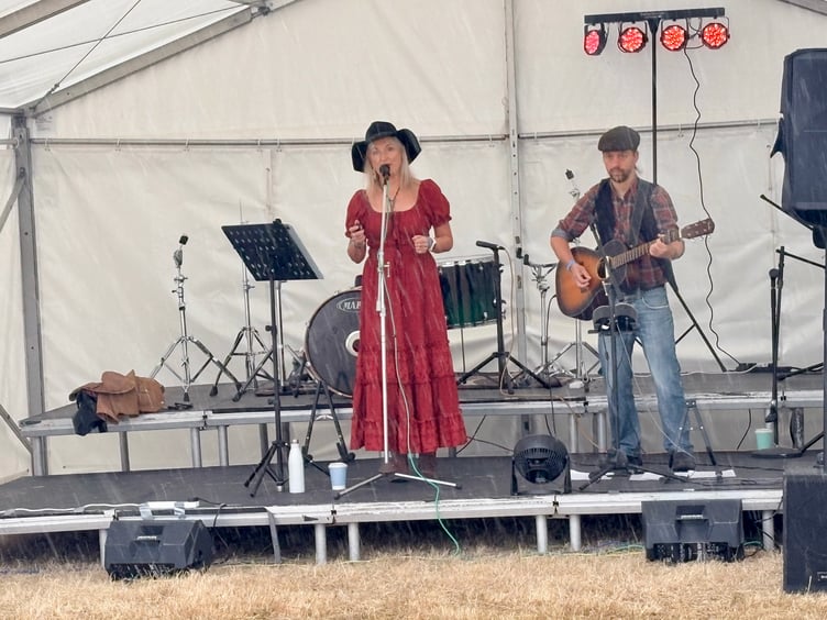 O'Mally's Music performed in the music corner at the show.