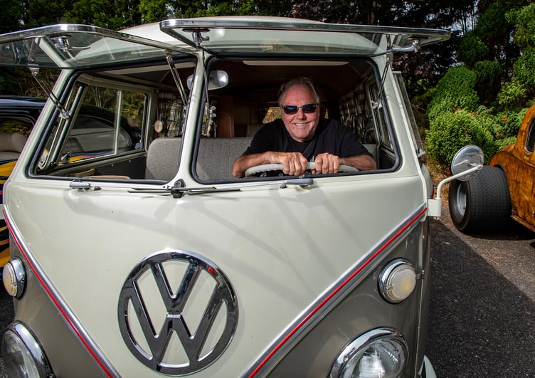 A classic Volkswagen campervan at the show in Penwithick. (Picture: Paul Williams)
