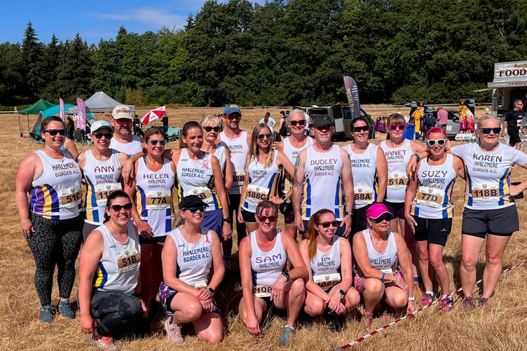 Haslemere Border Athletic Club's Hart 4 relay team