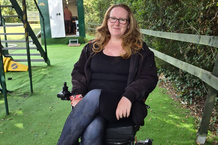 Lucy Gatward wheelchair Eastleigh Tongham