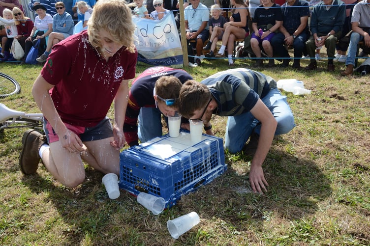 Fun and games with the young farmers at the Holsworthy and Stratton Agricultural Show (Picture: Rodney Parrish)