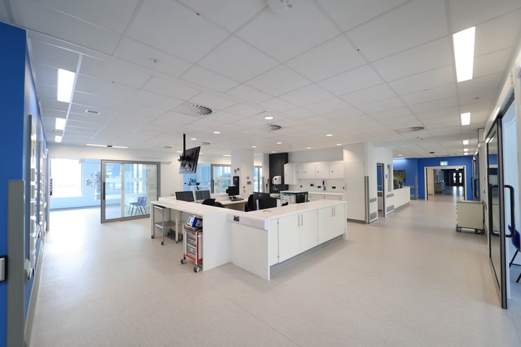 Musgrove Park Hospital's new intensive care unit has 22 beds.