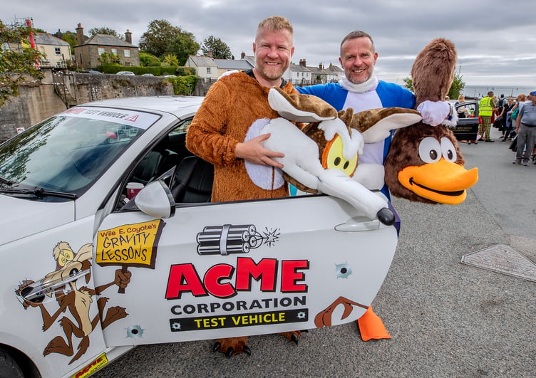 Wile E Coyote and the Road Runner with their Acme Corporation test vehicle. (Picture: Paul Williams)
