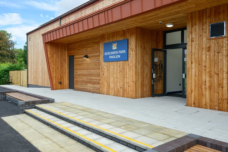 Boscawen Park Pavilion entrance