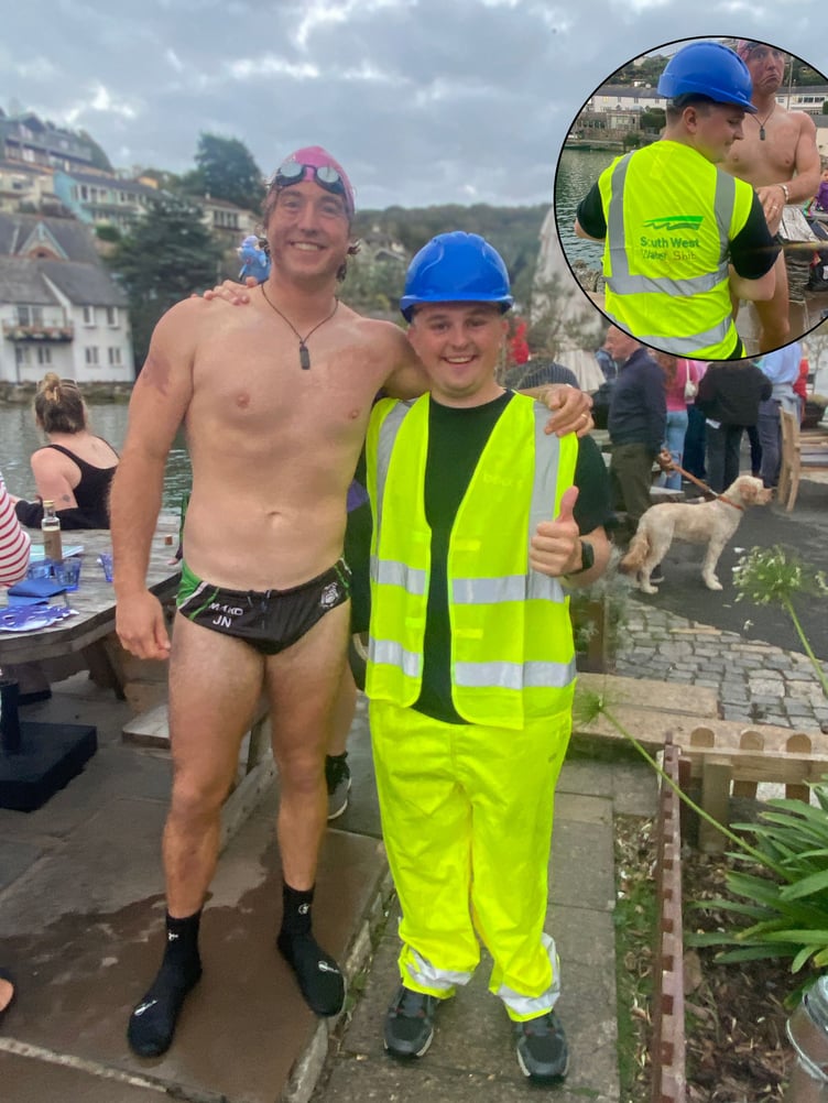 Ben Cullen and Sam White, part of the South West Water and Faecal Floaters team.