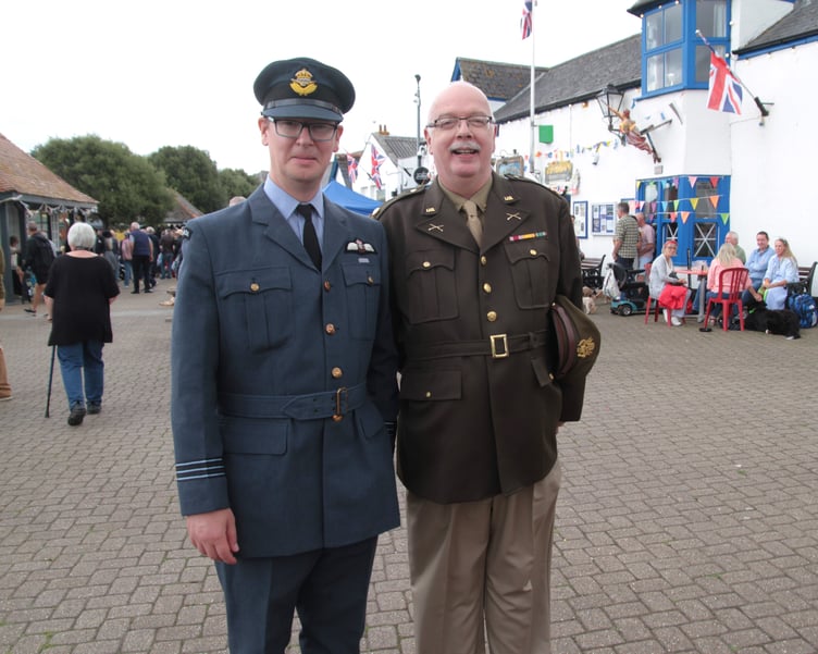 Watchet Esplanade saw the return of 1940s wartime years for a weekend of nostalgia. PHOTO: George Ody.