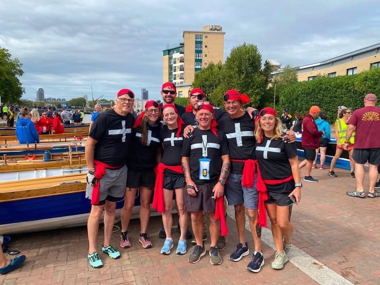 The Mevagissey Rowing Club team. (Picture: Mevagissey Rowing Club)