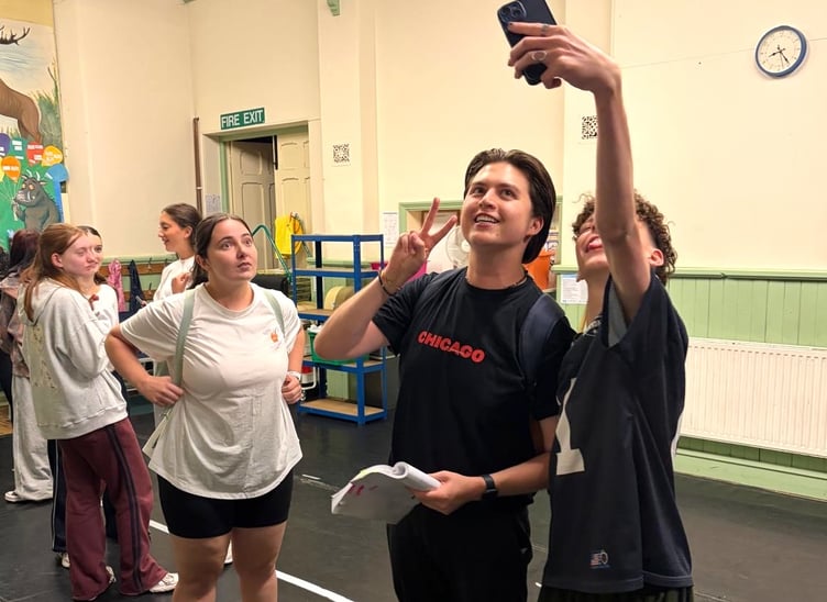 Rehearsal images from Newton Abbot & District Musical Comedy Society's production of Dear Evan Hansen