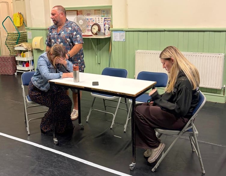 Rehearsal images from Newton Abbot & District Musical Comedy Society's production of Dear Evan Hansen
