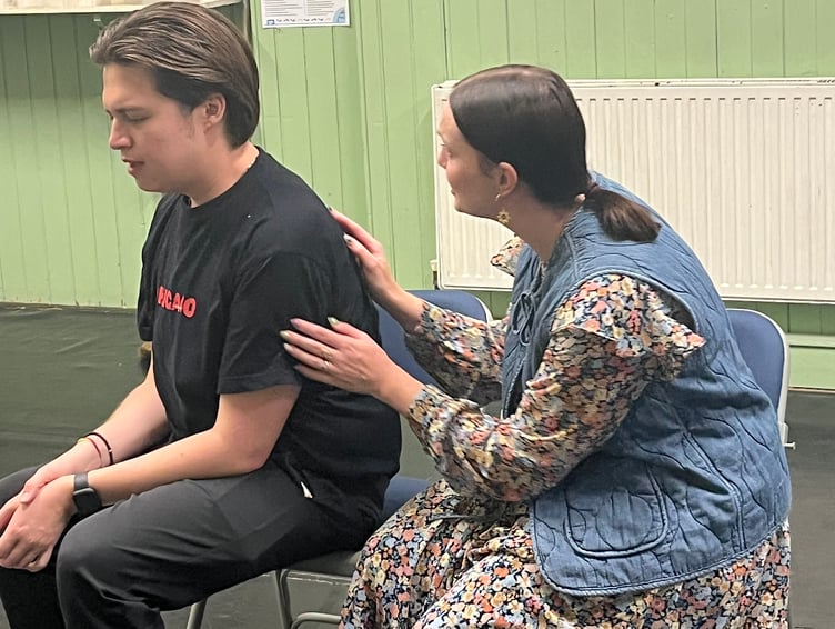 Rehearsal images from Newton Abbot & District Musical Comedy Society's production of Dear Evan Hansen
