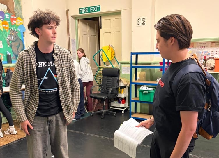 Rehearsal images from Newton Abbot & District Musical Comedy Society's production of Dear Evan Hansen