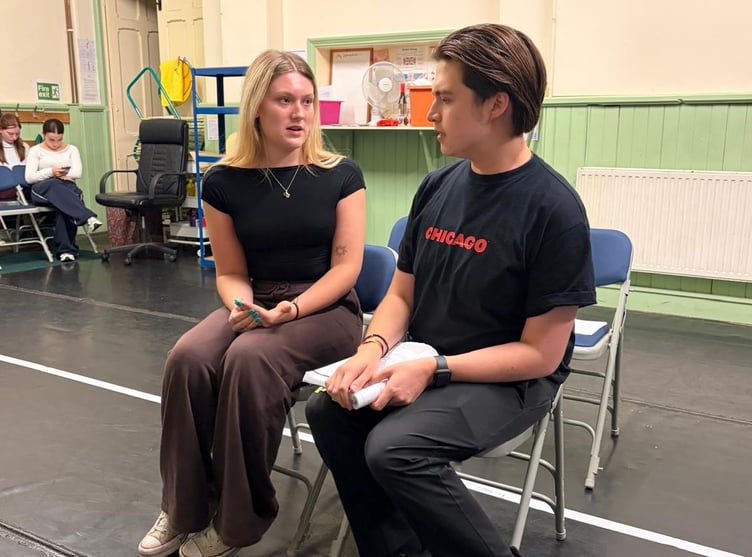 Rehearsal images from Newton Abbot & District Musical Comedy Society's production of Dear Evan Hansen