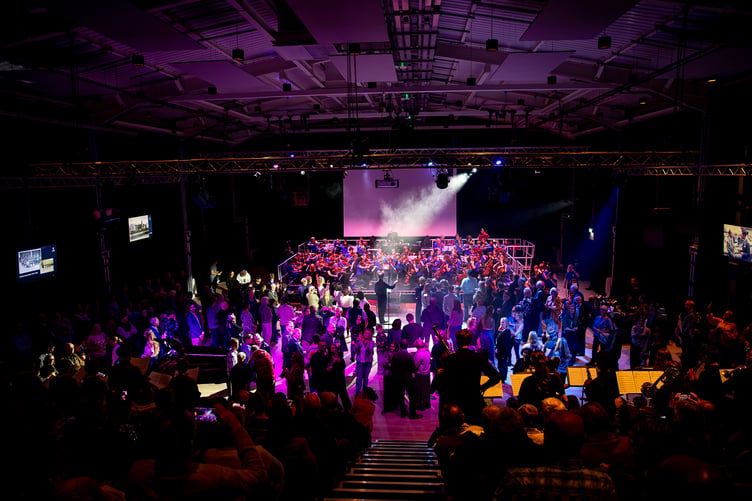 Opening night at The Ode, Truro School