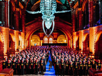 Rock Choir sings for David Attenborough at museum