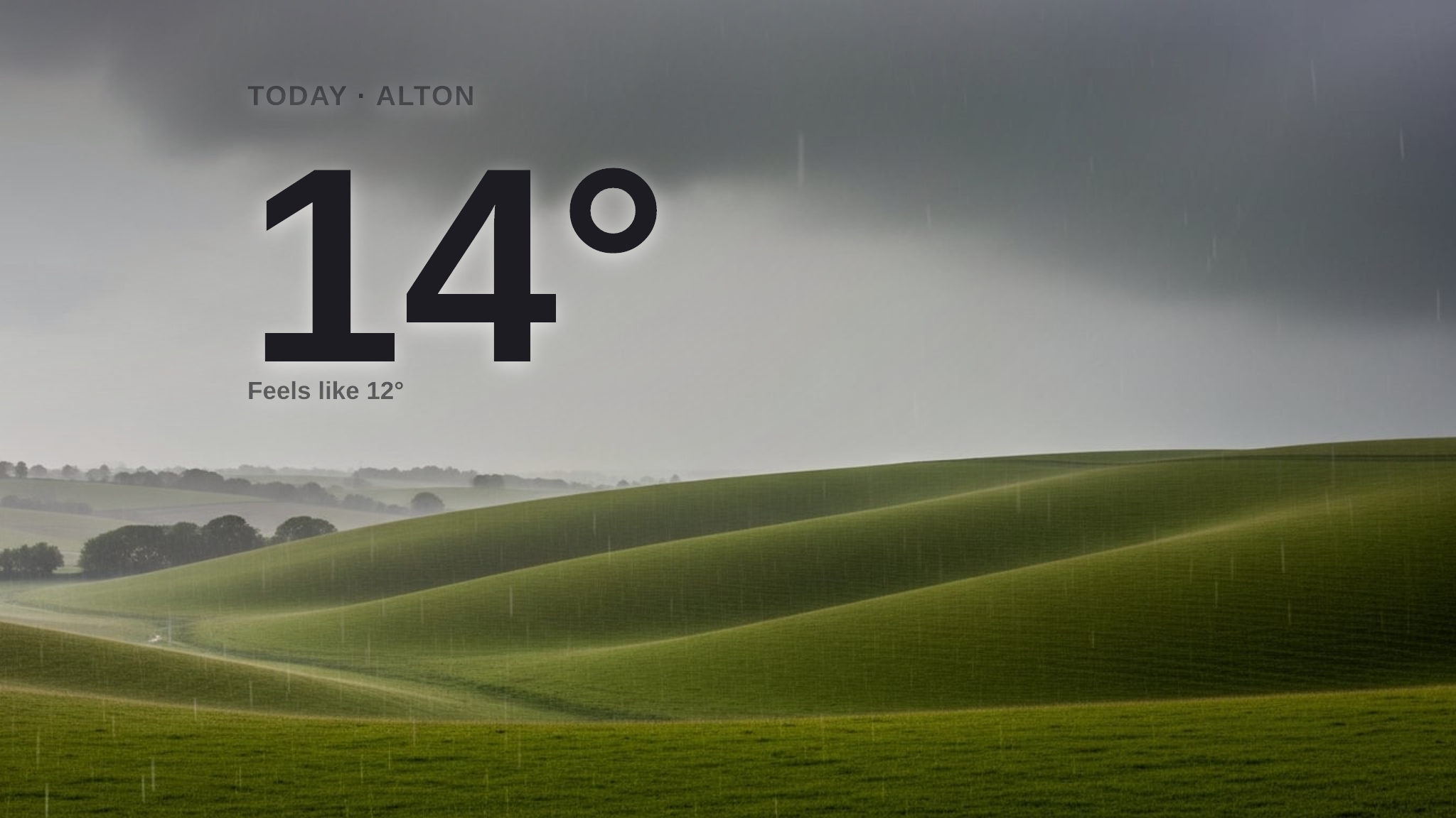 Heavy rain on the way for Alton - here's your Thursday forecast