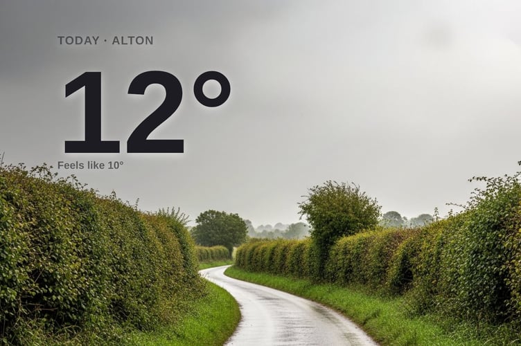 Alton weather: cloudy Sunday with rain expected overnight and a high of 12°C