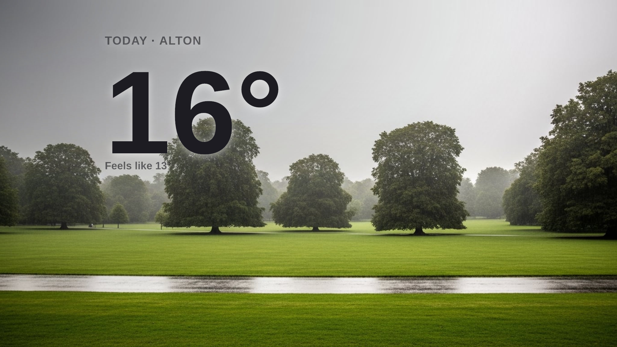 Rain on the way for Alton today - here's your Monday forecast