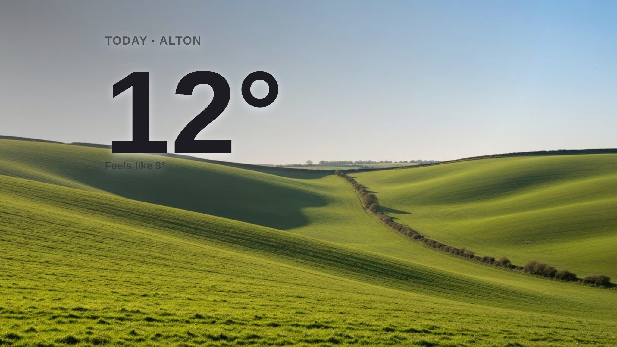 Sunshine and warmth for Alton today - here's what to expect