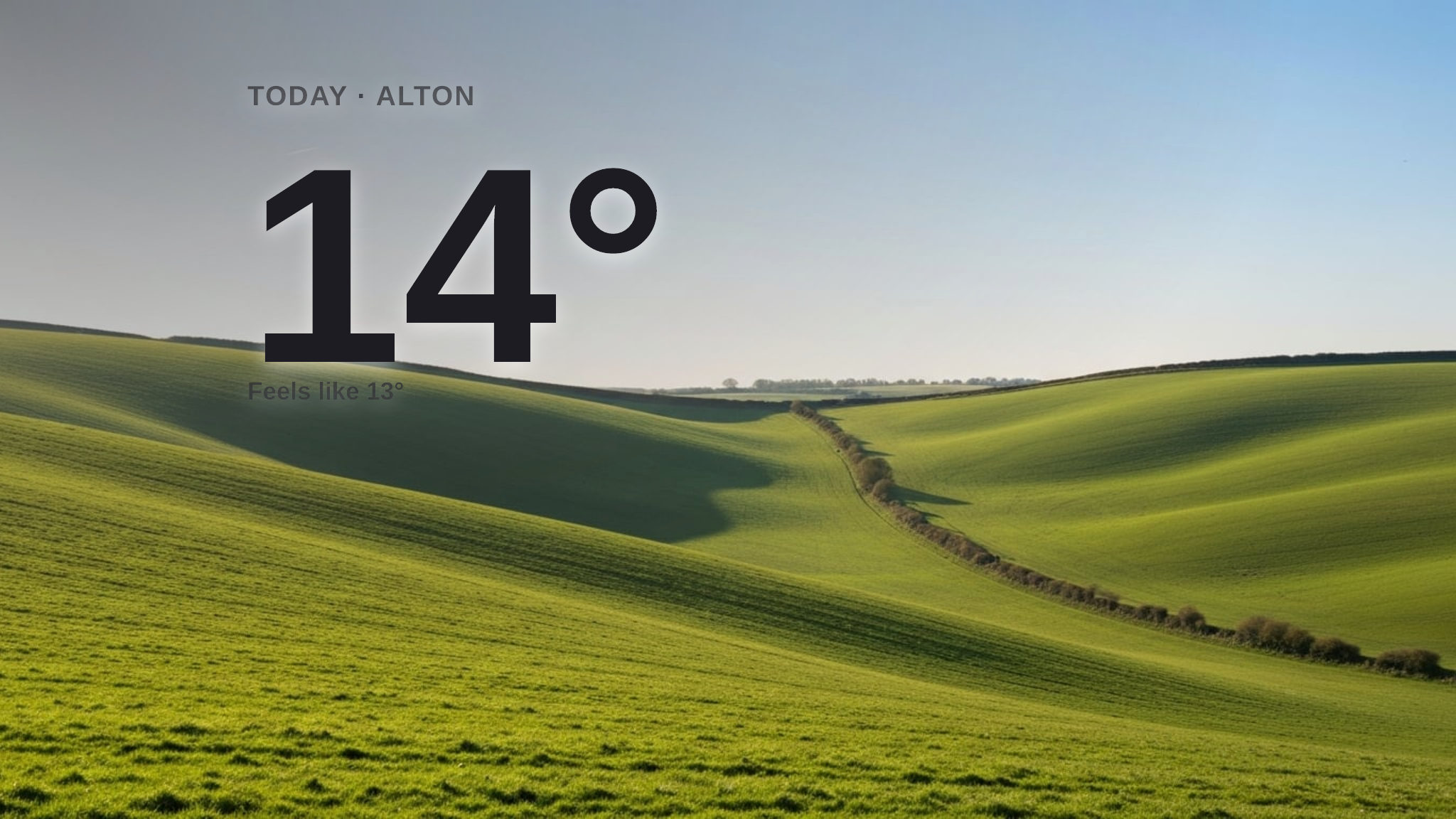 Sunshine for Alton today - here's what to expect