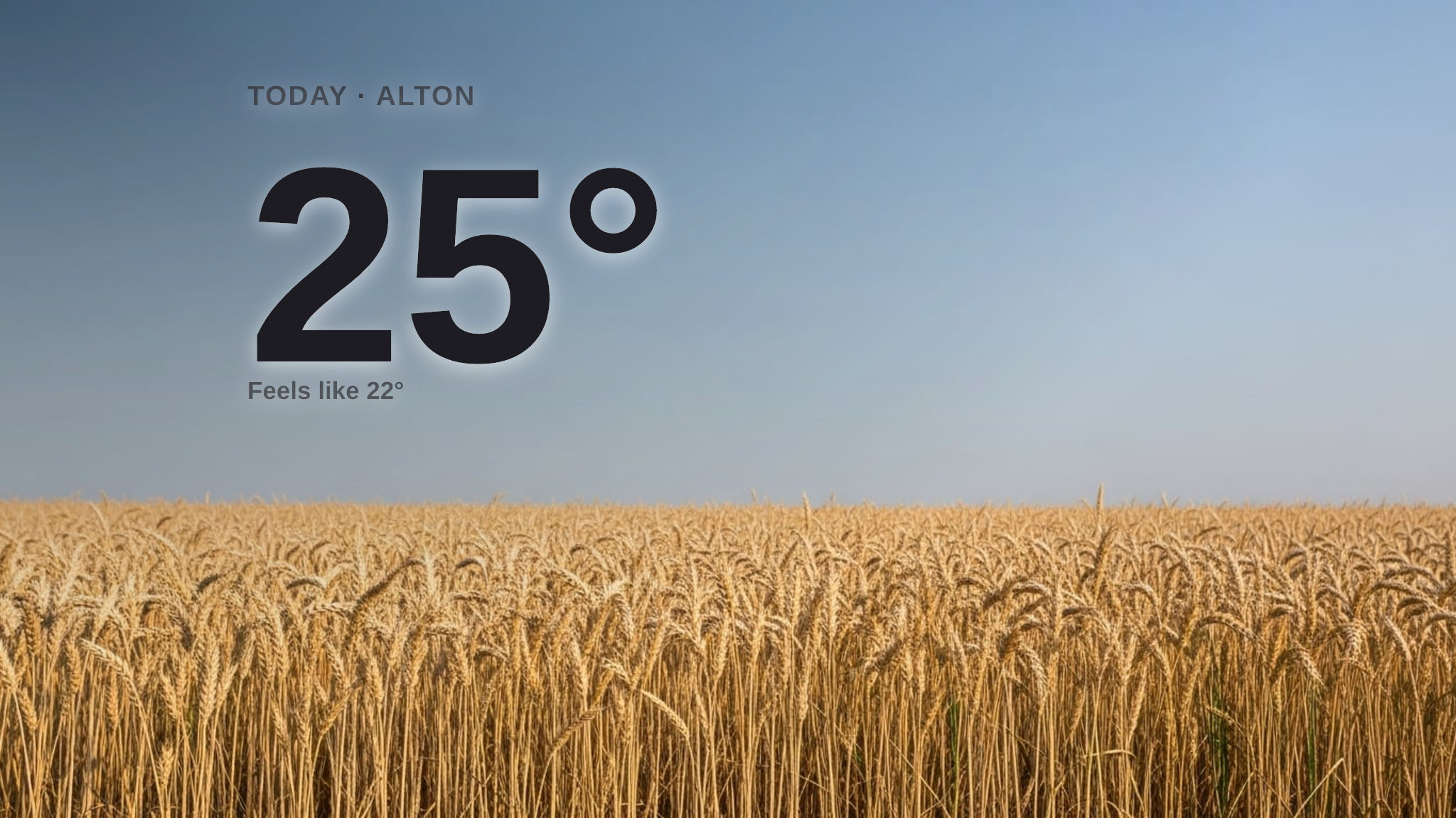 Sunny skies for Alton today - here's what to expect